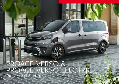Toyota Katalog in Weinheim | Toyota Proace Verso/Proace Verso Electric | 11.5.2024 - 11.5.2025