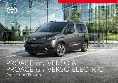 Toyota Katalog in Lübben (Spreewald) | Toyota Proace City Verso / Proace City Verso Electric | 11.5.2024 - 11.5.2025