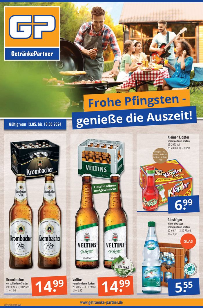 GetränkePartner Katalog in Werben | GetränkePartner flugblatt | 12.5.2024 - 26.5.2024