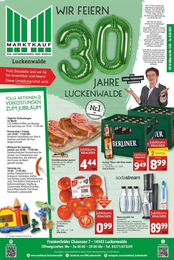 Marktkauf Katalog in Luckenwalde | Aktueller Prospekt | 12.5.2024 - 26.5.2024
