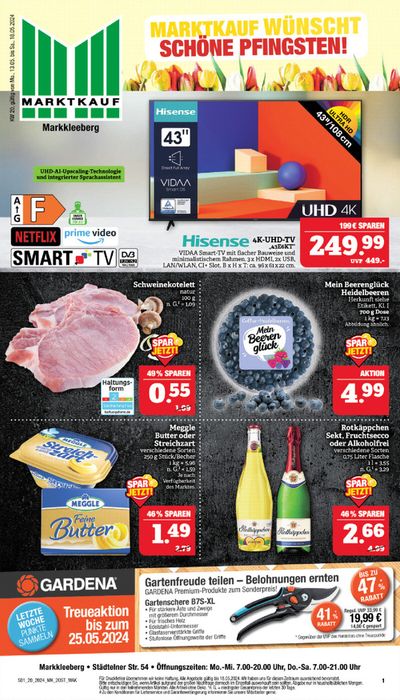 Angebote von Supermärkte in Pegau | Aktueller Prospekt in Marktkauf | 13.5.2024 - 18.5.2024