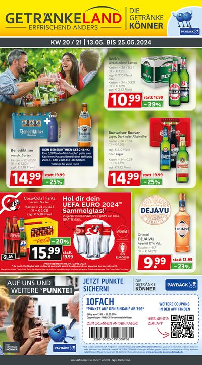 Angebote von Supermärkte in Glinde | Getränkeland Angebote in Getränkeland | 12.5.2024 - 26.5.2024