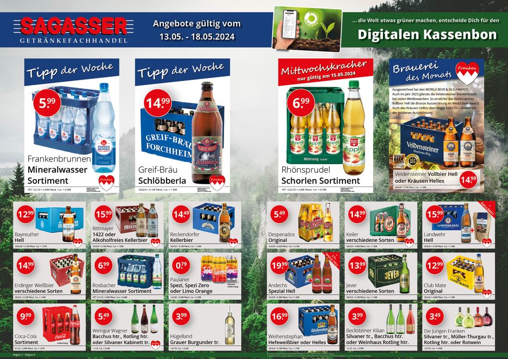 Sagasser Katalog in Bad Windsheim | Unsere aktuellen Angebote auf einen Blick! | 13.5.2024 - 18.5.2024