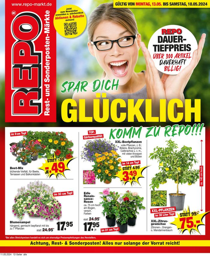 Repo Markt Katalog in Wittenberge | Repo Markt katalog | 12.5.2024 - 26.5.2024
