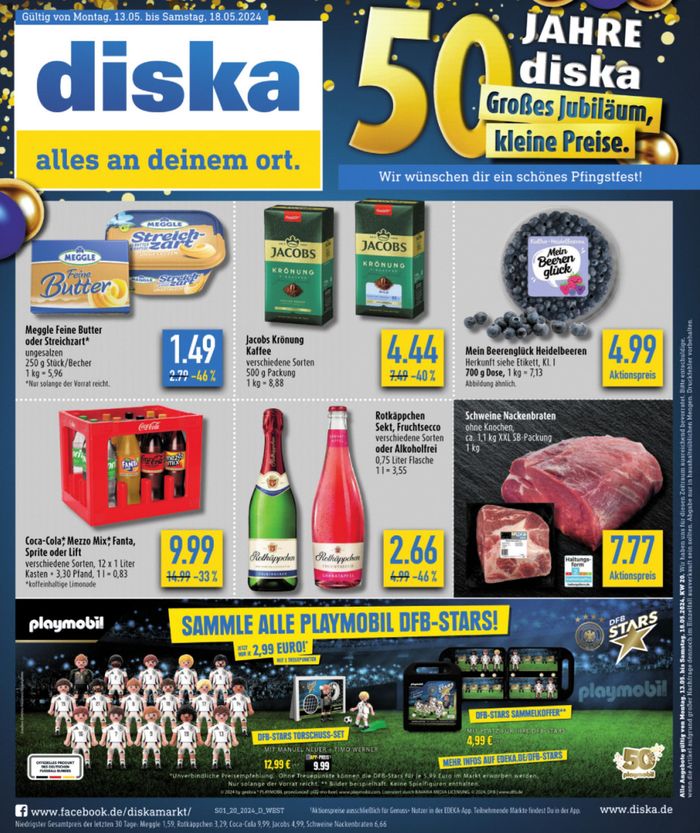 diska Katalog in Elsterberg | Diska flugblatt | 13.5.2024 - 27.5.2024