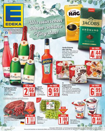 Angebote von Supermärkte in Berlin | Edeka flugblatt in EDEKA | 12.5.2024 - 18.5.2024