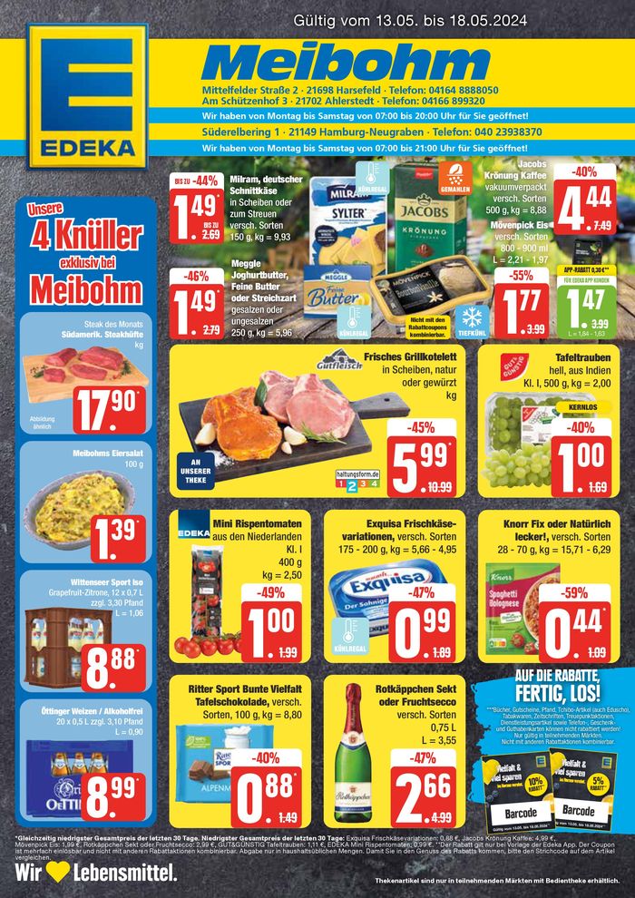 EDEKA Katalog in Mittelangeln | Edeka flugblatt | 12.5.2024 - 18.5.2024