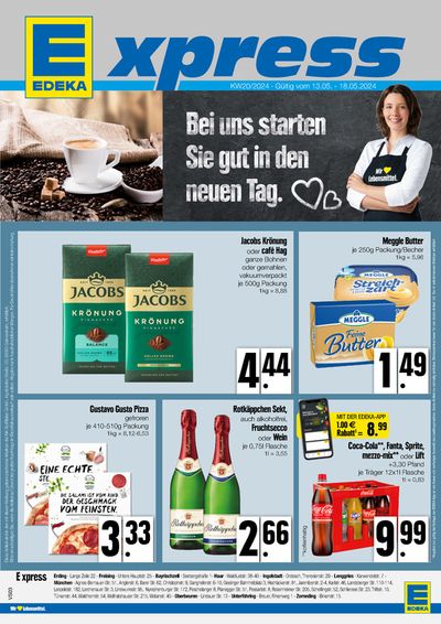 Angebote von Supermärkte in Ingolstadt | Edeka flugblatt in EDEKA | 12.5.2024 - 18.5.2024