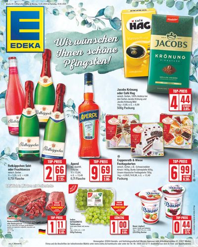 Angebote von Supermärkte in Halle (Saale) | Edeka flugblatt in EDEKA | 12.5.2024 - 18.5.2024