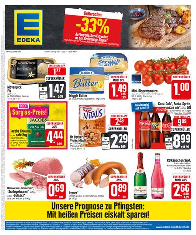Angebote von Supermärkte in Velden (Vils) | Edeka flugblatt in EDEKA | 12.5.2024 - 18.5.2024