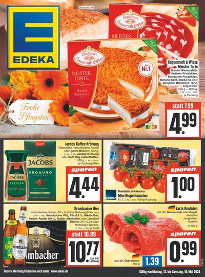 Angebote von Supermärkte in Fuldatal | Edeka flugblatt in EDEKA | 12.5.2024 - 18.5.2024