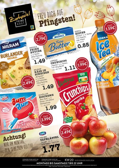 Angebote von Supermärkte in Düsseldorf | Edeka flugblatt in EDEKA | 12.5.2024 - 18.5.2024