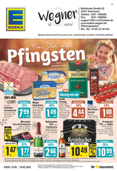 Angebote von Supermärkte in Dortmund | Edeka flugblatt in EDEKA | 12.5.2024 - 18.5.2024
