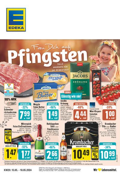 Angebote von Supermärkte in Hagen | Edeka flugblatt in EDEKA | 12.5.2024 - 18.5.2024