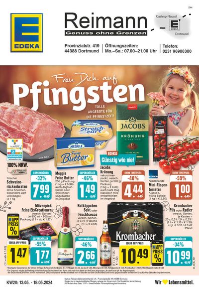 Angebote von Supermärkte in Castrop-Rauxel | Edeka flugblatt in EDEKA | 12.5.2024 - 18.5.2024
