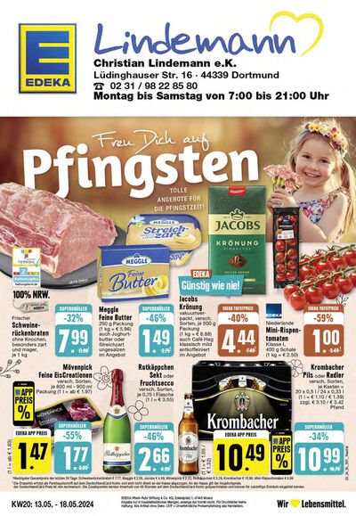 Angebote von Supermärkte in Lünen | Edeka flugblatt in EDEKA | 12.5.2024 - 18.5.2024