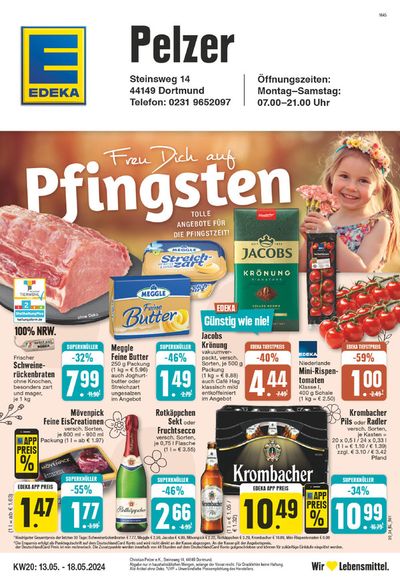 Angebote von Supermärkte in Witten | Edeka flugblatt in EDEKA | 12.5.2024 - 18.5.2024
