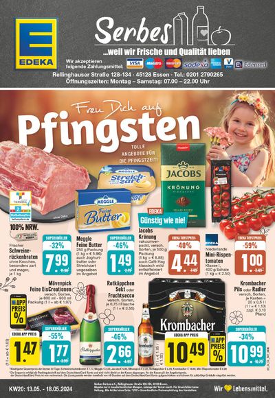Angebote von Supermärkte in Essen | Edeka flugblatt in EDEKA | 12.5.2024 - 18.5.2024