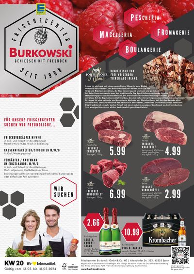 Angebote von Supermärkte in Bochum | Edeka flugblatt in EDEKA | 12.5.2024 - 18.5.2024