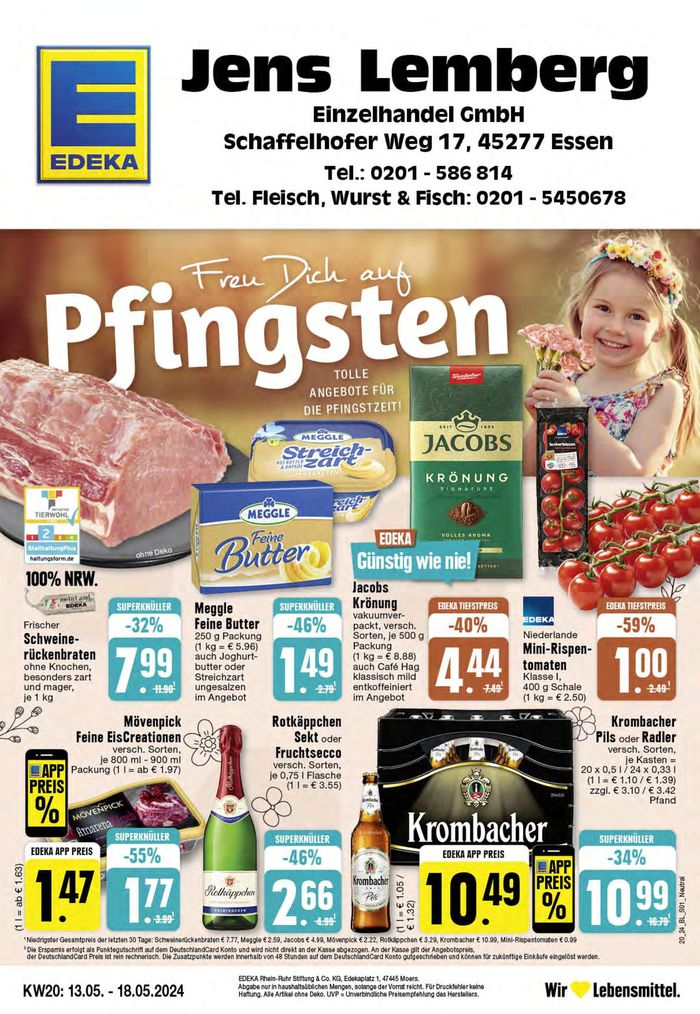 EDEKA Katalog in Essen | Edeka flugblatt | 12.5.2024 - 18.5.2024