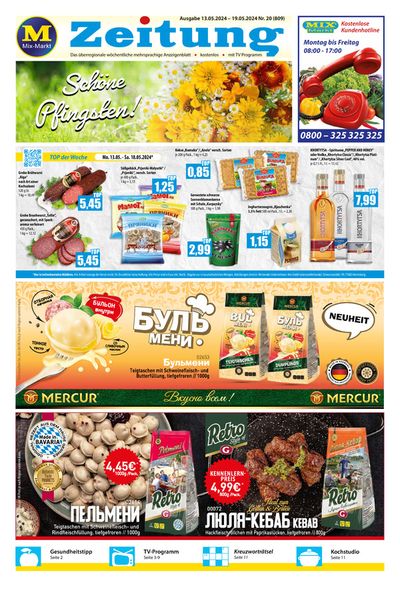 Angebote von Supermärkte in Burgkirchen an der Alz | Mix Markt flugblatt in Mix Markt | 13.5.2024 - 27.5.2024