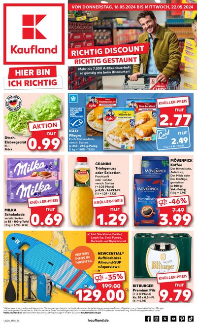 Angebote von Supermärkte in Calbe (Saale) | Angebote Kaufland in Kaufland | 12.5.2024 - 22.5.2024