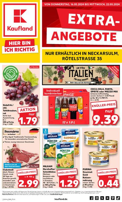 Angebote von Supermärkte in Heilbronn | Angebote Kaufland in Kaufland | 12.5.2024 - 22.5.2024