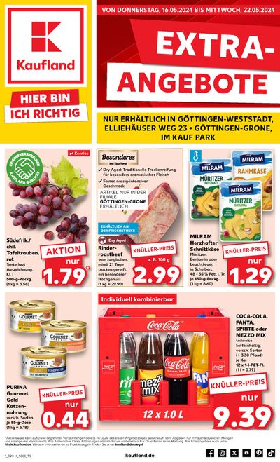 Angebote von Supermärkte in Bovenden (Flecken) | Angebote Kaufland in Kaufland | 12.5.2024 - 22.5.2024