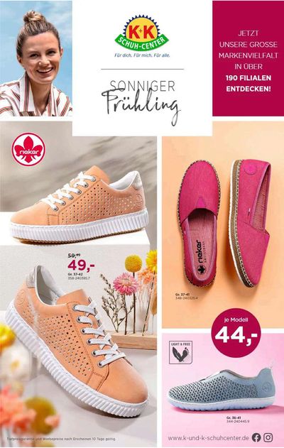 Angebote von Kleidung, Schuhe und Accessoires in Penig | Hallo Frühling! in K+K Schuh-Center | 13.5.2024 - 15.5.2024