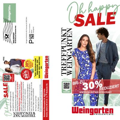 Angebote von Kleidung, Schuhe und Accessoires in Leverkusen | Bis zu 30% im großen Happy Markensale in Modehaus Weingarten | 13.5.2024 - 31.5.2024