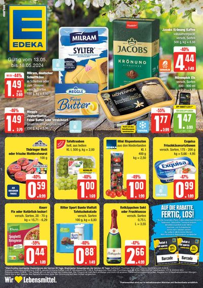 Angebote von Supermärkte in Lübeck | Aktuelle Deals und Angebote in EDEKA | 12.5.2024 - 18.5.2024
