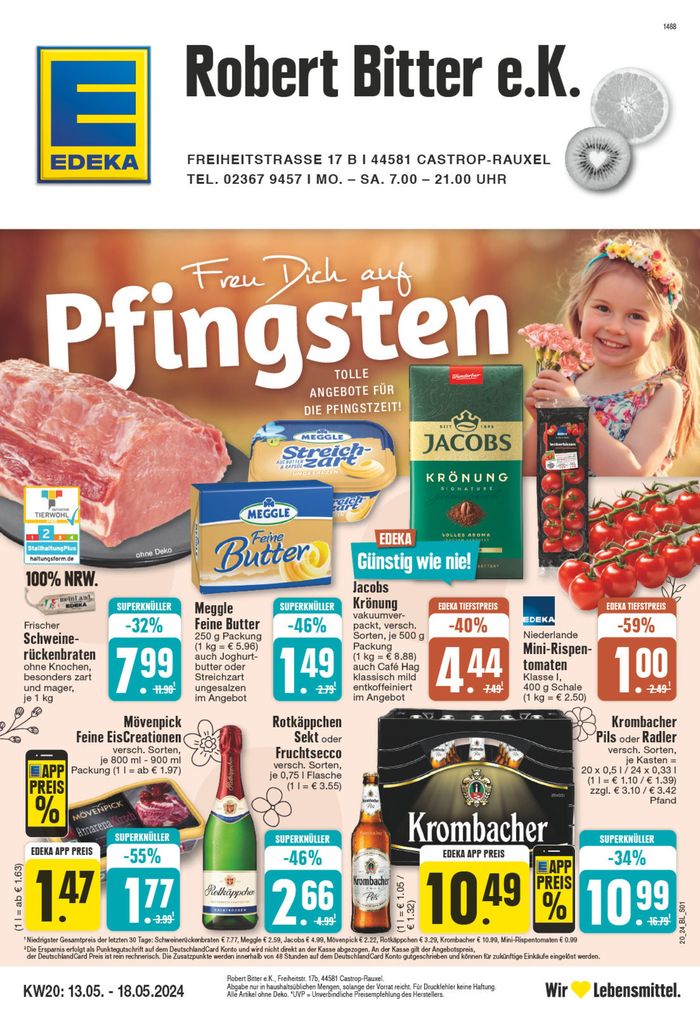 EDEKA Katalog in Castrop-Rauxel | Angebote für Schnäppchenjäger | 12.5.2024 - 18.5.2024