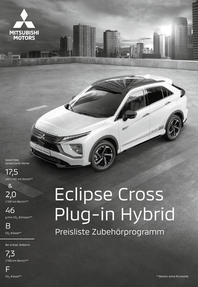 Angebote von Auto, Motorrad und Werkstatt in Brandenburg an der Havel | Eclipse Cross Plug-in Hybrid in Mitsubishi | 14.5.2024 - 14.5.2025