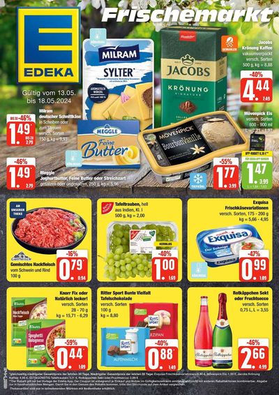 Angebote von Supermärkte in Norderstedt | Edeka Frischemarkt flugblatt in Edeka Frischemarkt | 13.5.2024 - 18.5.2024