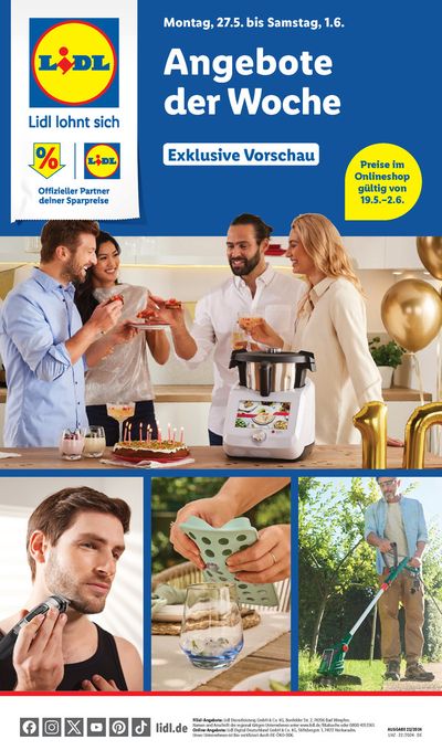 Angebote von Supermärkte in Pfronten | Attraktive Angebote entdecken in Lidl | 27.5.2024 - 2.6.2024