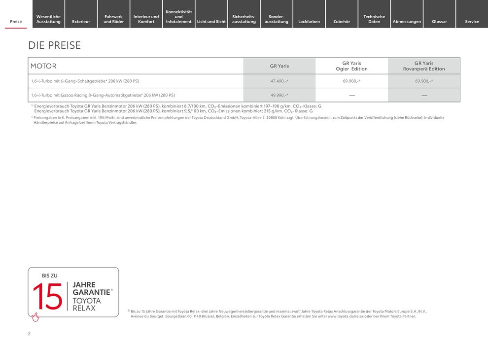 Toyota Katalog in Titisee-Neustadt | Toyota GR Yaris | 14.5.2024 - 14.5.2025