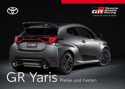 Angebote von Auto, Motorrad und Werkstatt in Heringsdorf (Vorpommern-Greifswald) | Toyota GR Yaris in Toyota | 14.5.2024 - 14.5.2025