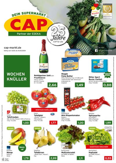 CAP Markt Katalog | Exklusive Deals für unsere Kunden | 13.5.2024 - 18.5.2024