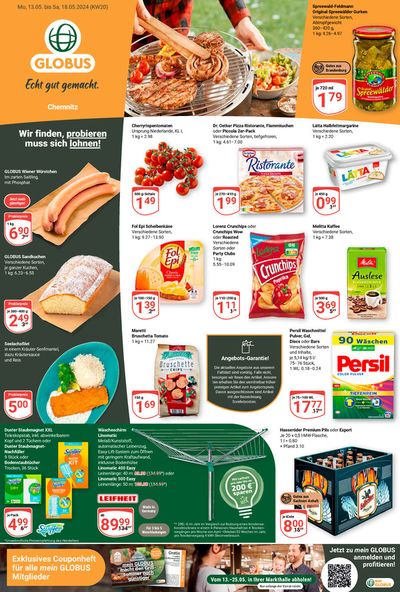 Angebote von Supermärkte in Neukirchen-Erzgebirge | Jetzt sparen mit unseren Deals in Globus | 13.5.2024 - 18.5.2024