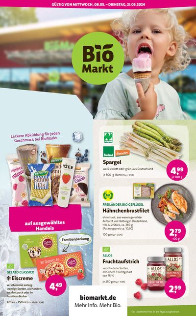 Angebote von Supermärkte | AKTUELLE ANGEBOTE in BioMarkt | 14.5.2024 - 21.5.2024