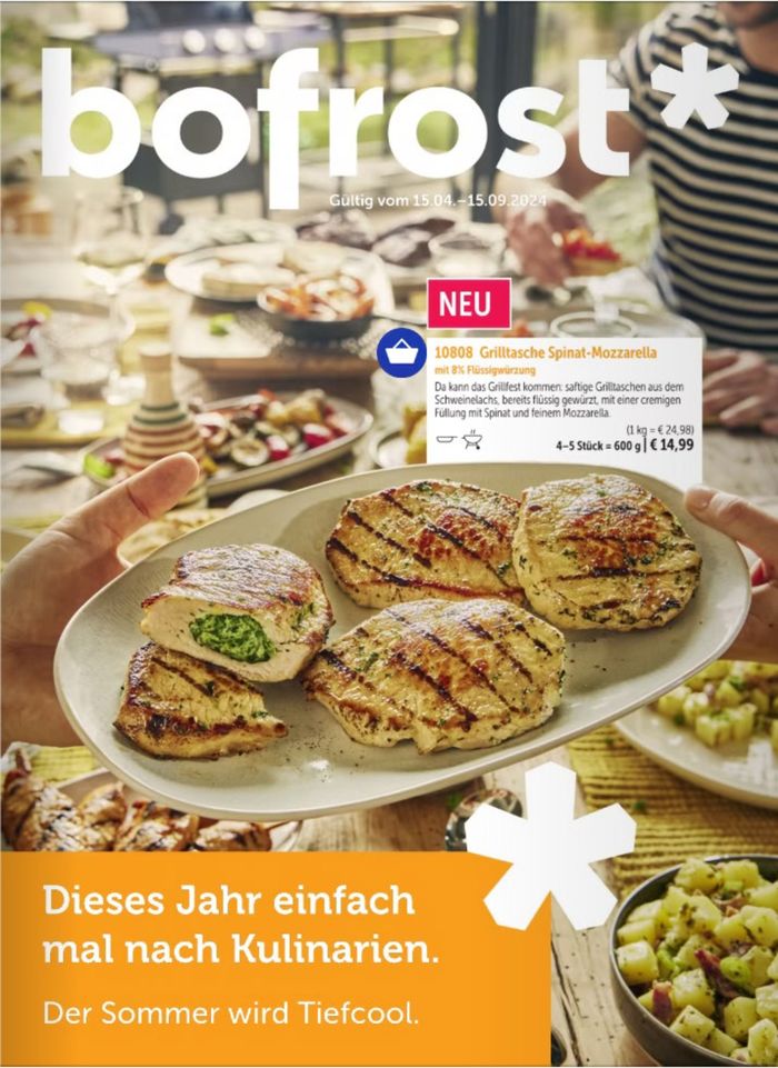 Bofrost Katalog in Heilbronn | Dieses Jahr Einfach Mal Nach Kulinarien | 14.5.2024 - 15.9.2024