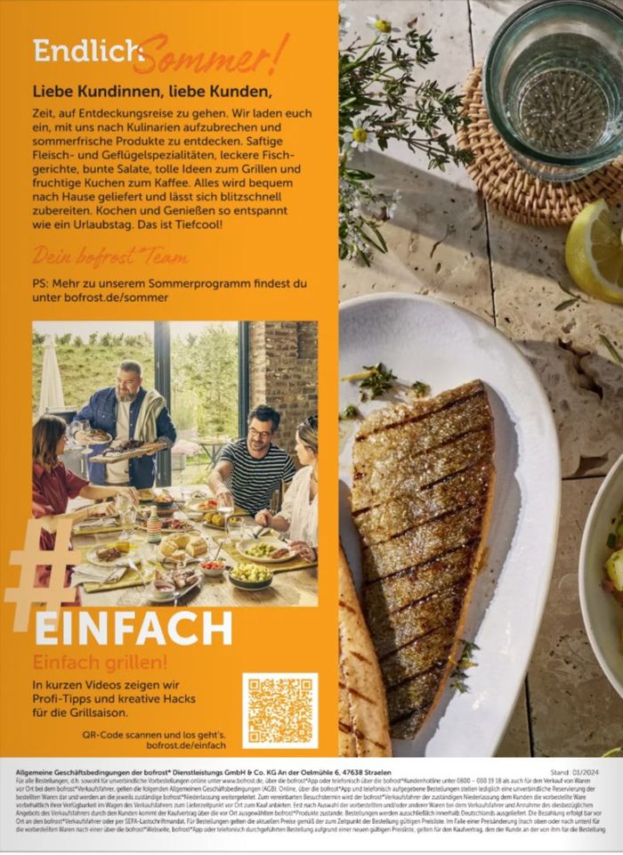 Bofrost Katalog in Gelsenkirchen | Dieses Jahr Einfach Mal Nach Kulinarien | 14.5.2024 - 15.9.2024