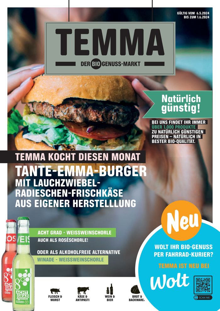 Temma Katalog in Hamburg | Temma Der Bio Genuss-Markt | 14.5.2024 - 1.6.2024