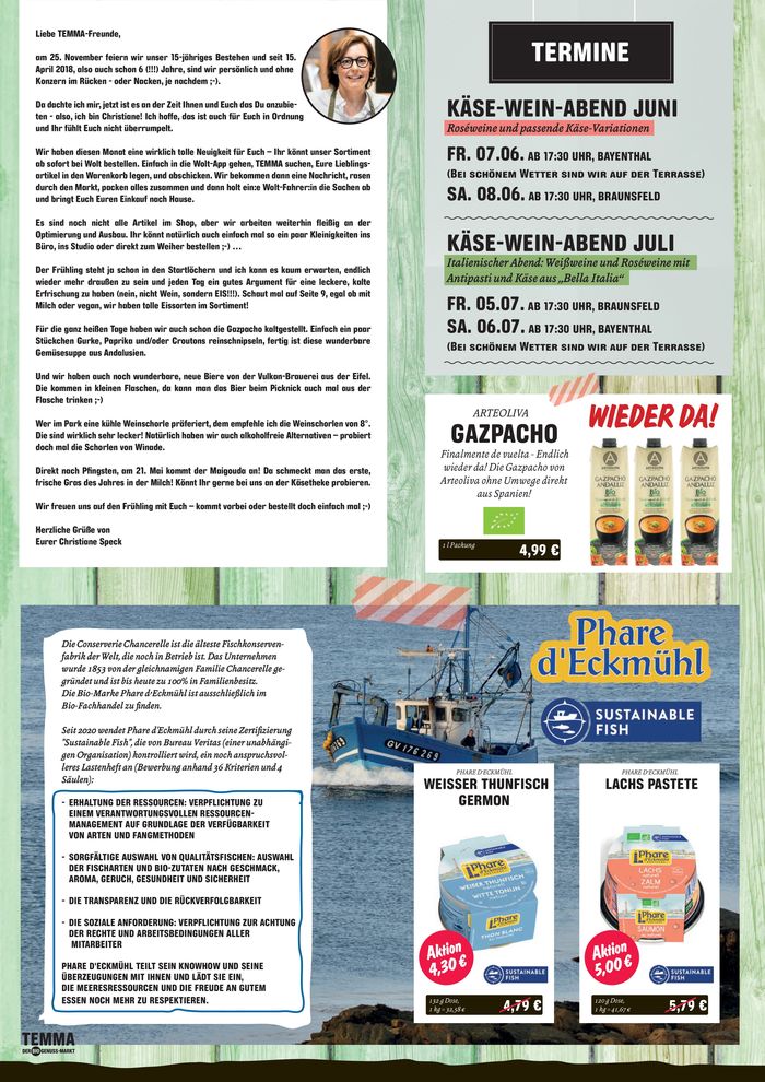 Temma Katalog in Frankfurt am Main | Temma Der Bio Genuss-Markt | 14.5.2024 - 1.6.2024