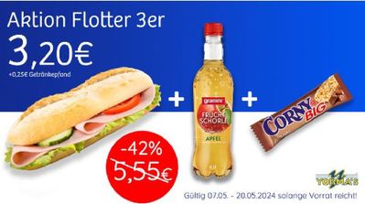 Angebote von Supermärkte in Nürnberg | Aktion Flotter 3er in Yormas | 14.5.2024 - 20.5.2024