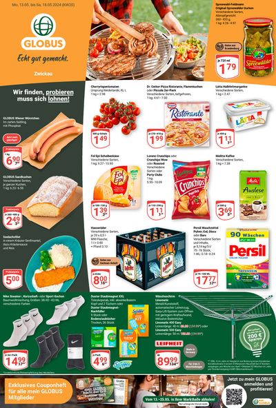 Angebote von Supermärkte in Zwickau | Top-Angebote für alle Schnäppchenjäger in Globus | 13.5.2024 - 18.5.2024