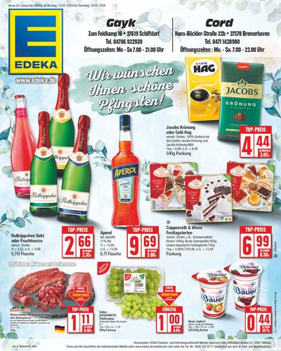EDEKA Katalog in Bremerhaven | Tolles Angebot für alle Kunden | 12.5.2024 - 18.5.2024