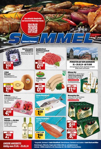 Angebote von Supermärkte in Gera | Unsere besten Schnäppchen in Simmel | 20.5.2024 - 25.5.2024