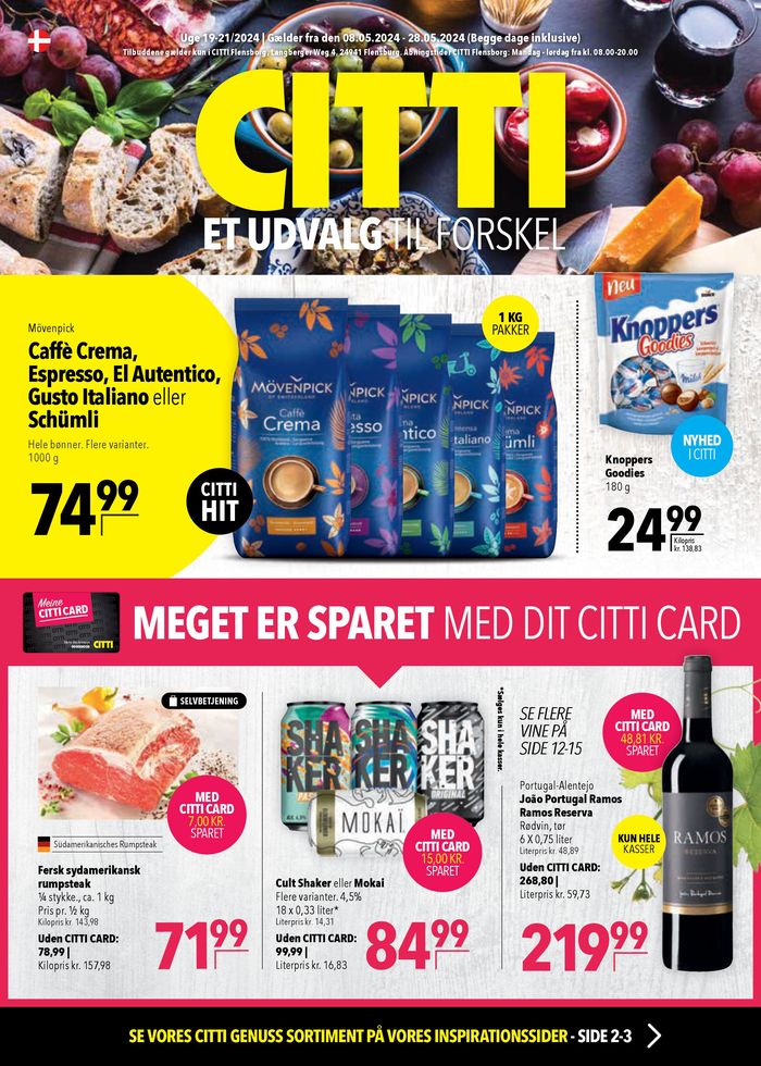 CITTI Markt Katalog in Kiel | Dänemark-Werbung | 8.5.2024 - 28.5.2024