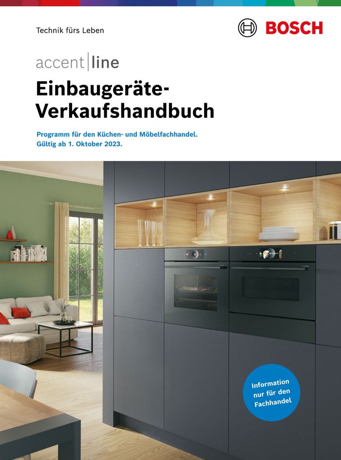 Bosch Katalog in Chemnitz | Einbaugeräte- Verkaufshandbuch  | 15.5.2024 - 31.12.2024